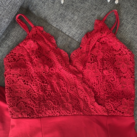 Red long Dress - Picture 3 of 4